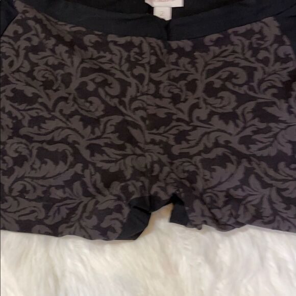 Chico's Heavy Black & Gray Patterned Leggings Size Large 12 - Picture 10 of 16